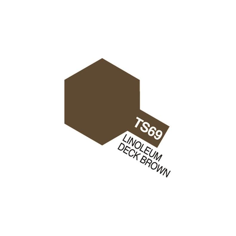 TS-69 Linoleum Deck Brown, spray 100 ml - Tamiya